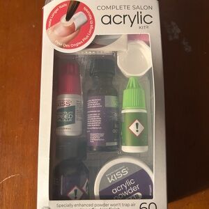 Kiss Salon Acrylic Nail Kit with Natural Tips